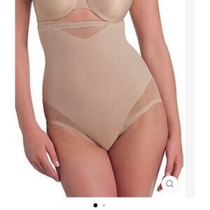 Miraclesuit Sexy Sheer Shaping Extra Firm Shaping Bottom Sz L Nude NWT 2785